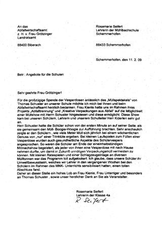 Mühlbachschule 2009